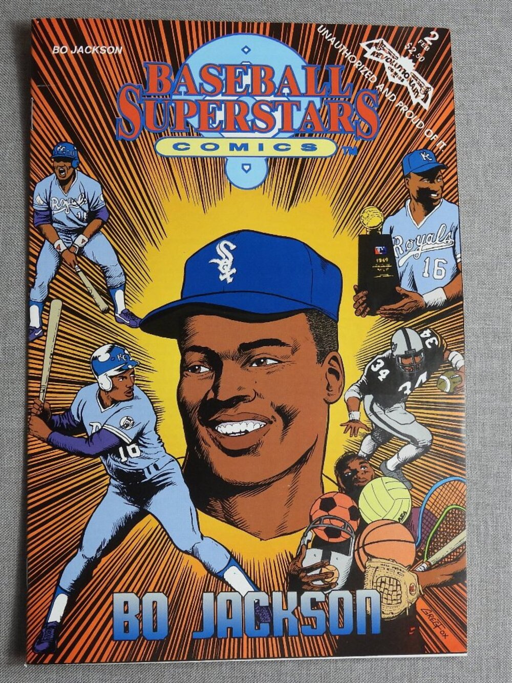 Bo Jackson Baseball Superstars comic Book 1991